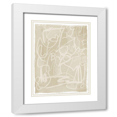 Petri Dish White Modern Wood Framed Art Print with Double Matting by Straatsma, Leah