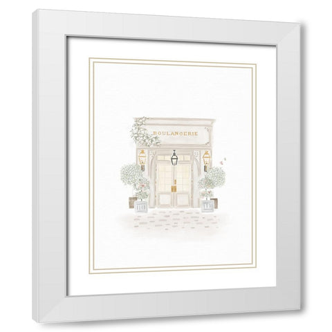 Boulangerie White Modern Wood Framed Art Print with Double Matting by Straatsma, Leah