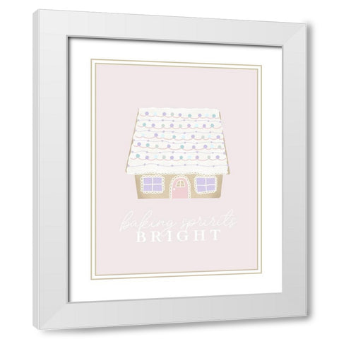 Baking Spirits White Modern Wood Framed Art Print with Double Matting by Straatsma, Leah