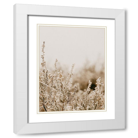 A Light Glow White Modern Wood Framed Art Print with Double Matting by Straatsma, Leah