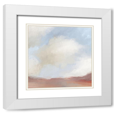 Skies Above The Canyon White Modern Wood Framed Art Print with Double Matting by Straatsma, Leah