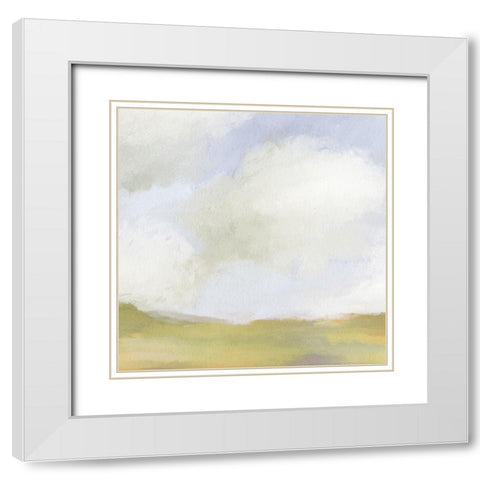 The Plateau White Modern Wood Framed Art Print with Double Matting by Straatsma, Leah