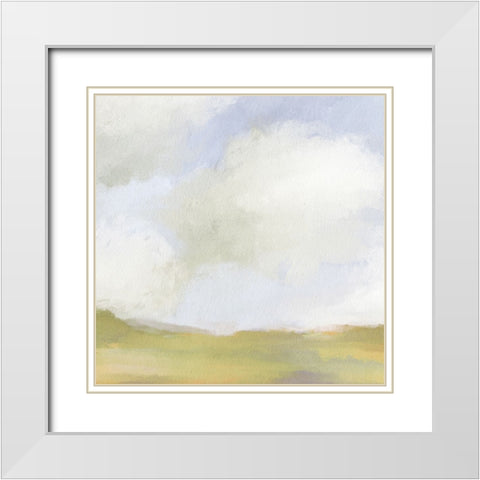 The Plateau White Modern Wood Framed Art Print with Double Matting by Straatsma, Leah