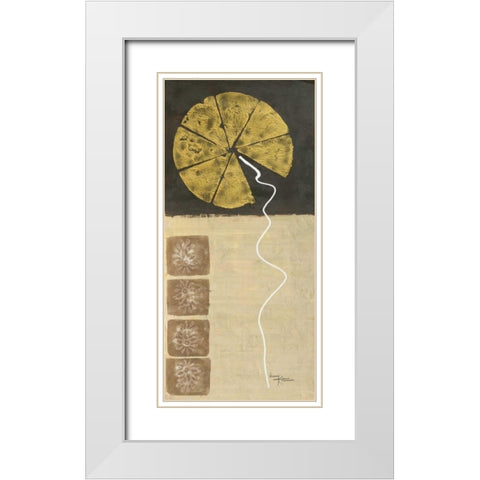 The Rising 1 White Modern Wood Framed Art Print with Double Matting by Umang