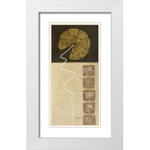 The Rising 2 White Modern Wood Framed Art Print with Double Matting by Umang