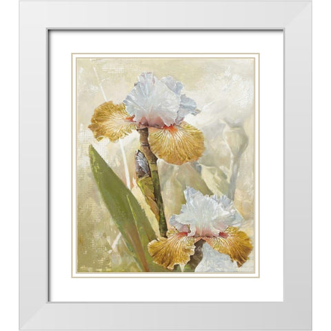 At The Royal Ball White Modern Wood Framed Art Print with Double Matting by May