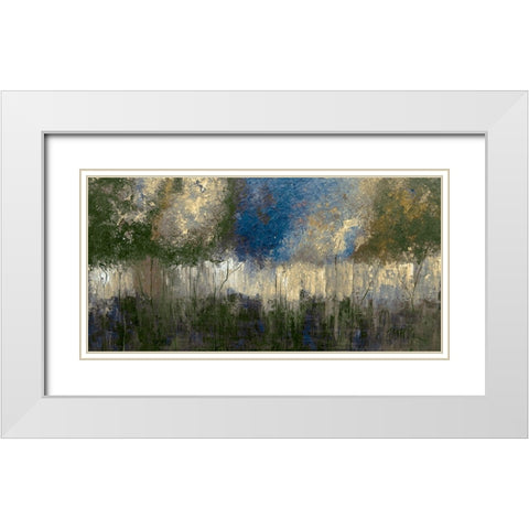 Natures Fantasy White Modern Wood Framed Art Print with Double Matting by Unknown