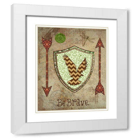 Vintage Boys 1 White Modern Wood Framed Art Print with Double Matting by Hogan, Melody