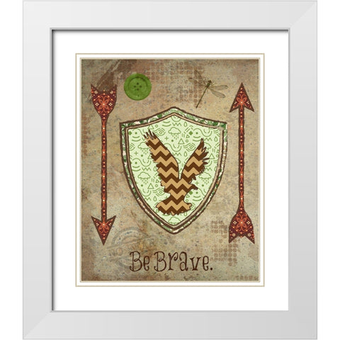 Vintage Boys 1 White Modern Wood Framed Art Print with Double Matting by Hogan, Melody