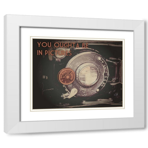 Be In Pictures Cinema Pair 2 White Modern Wood Framed Art Print with Double Matting by Hogan, Melody