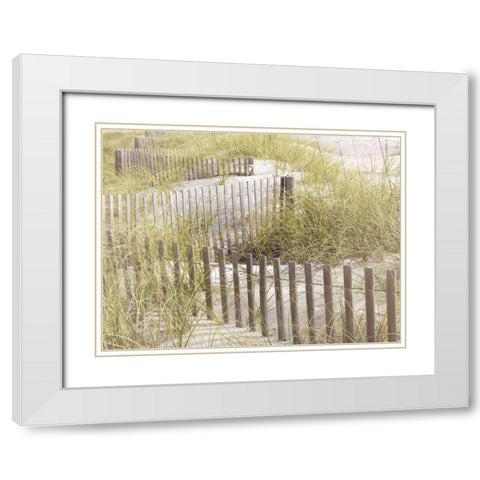 Coastal Photograpy Textured White Modern Wood Framed Art Print with Double Matting by Hogan, Melody