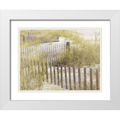 Coastal Photograpy Textured White Modern Wood Framed Art Print with Double Matting by Hogan, Melody