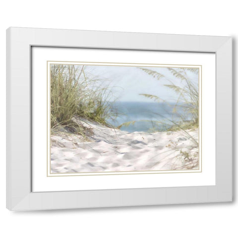 Coastal Photograpy Untextured White Modern Wood Framed Art Print with Double Matting by Hogan, Melody