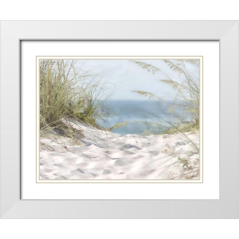 Coastal Photograpy Untextured White Modern Wood Framed Art Print with Double Matting by Hogan, Melody