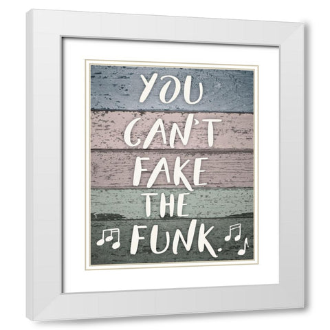 Spring Funk 1 White Modern Wood Framed Art Print with Double Matting by Hogan, Melody