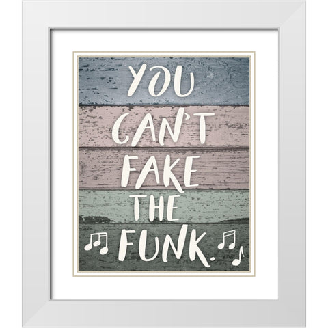 Spring Funk 1 White Modern Wood Framed Art Print with Double Matting by Hogan, Melody