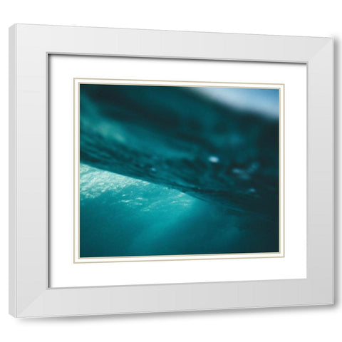 By the Sea 3 White Modern Wood Framed Art Print with Double Matting by Hogan, Melody