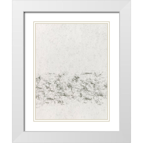 Spires 2 White Modern Wood Framed Art Print with Double Matting by Hogan, Melody