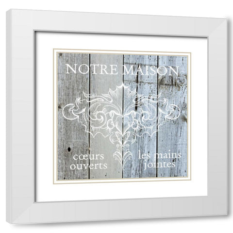 French Farmhouse 2 White Modern Wood Framed Art Print with Double Matting by Hogan, Melody