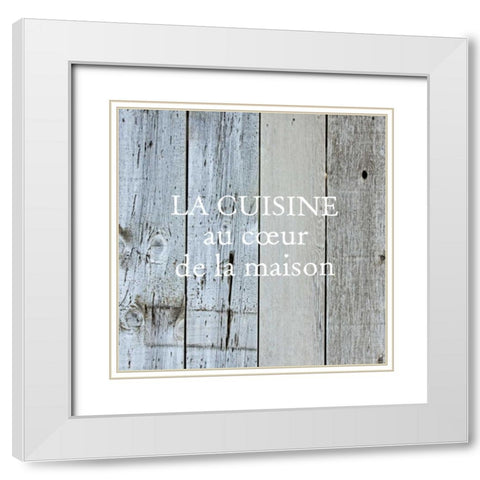 Simple French Farmhouse 3 White Modern Wood Framed Art Print with Double Matting by Hogan, Melody