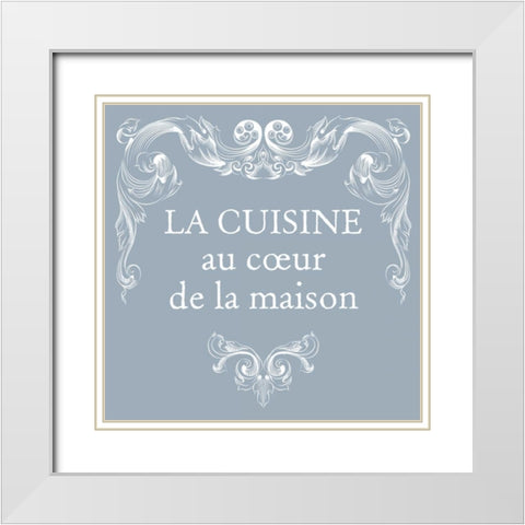 Fab French Farmhouse White Modern Wood Framed Art Print with Double Matting by Hogan, Melody