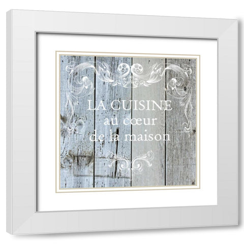 French Farmhouse 3 White Modern Wood Framed Art Print with Double Matting by Hogan, Melody