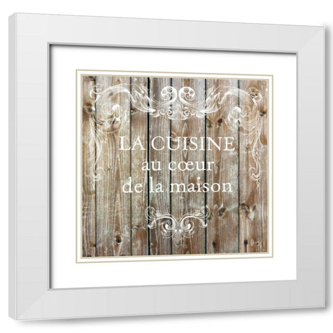French Farmhouse 3 White Modern Wood Framed Art Print with Double Matting by Hogan, Melody