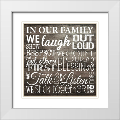 French Farmhouse 5 White Modern Wood Framed Art Print with Double Matting by Hogan, Melody