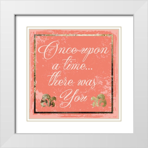 Once Upon White Modern Wood Framed Art Print with Double Matting by Hogan, Melody