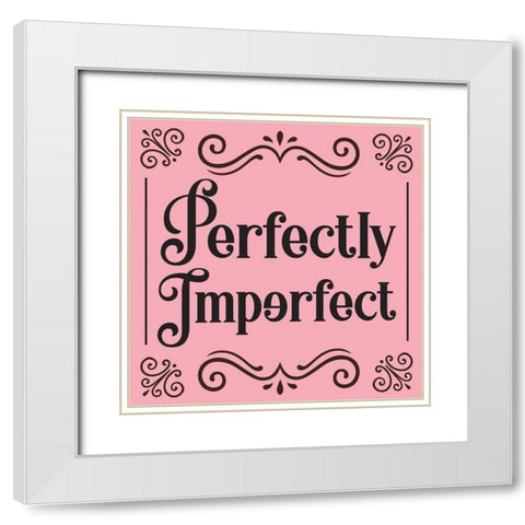 Whimsical Perfectly White Modern Wood Framed Art Print with Double Matting by Hogan, Melody