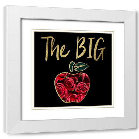 NYC Glam 4 White Modern Wood Framed Art Print with Double Matting by Hogan, Melody