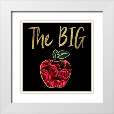 NYC Glam 4 White Modern Wood Framed Art Print with Double Matting by Hogan, Melody