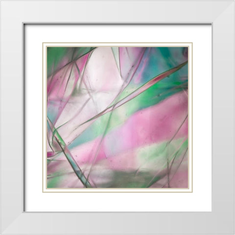 light graphics White Modern Wood Framed Art Print with Double Matting by Hogan, Melody