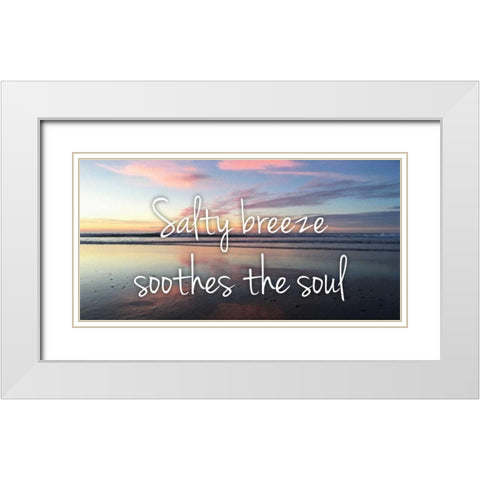 Salty Breeze White Modern Wood Framed Art Print with Double Matting by Prime, Marcus
