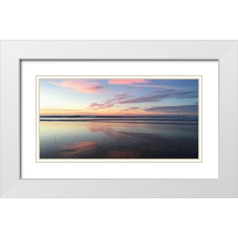 Sea Of Dreams White Modern Wood Framed Art Print with Double Matting by Prime, Marcus