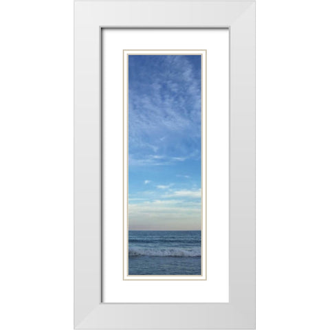 Ocean Breeze 3 White Modern Wood Framed Art Print with Double Matting by Prime, Marcus