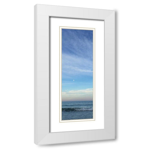 Ocean Breeze 4 White Modern Wood Framed Art Print with Double Matting by Prime, Marcus