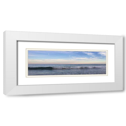 Salty Splash 1 White Modern Wood Framed Art Print with Double Matting by Prime, Marcus