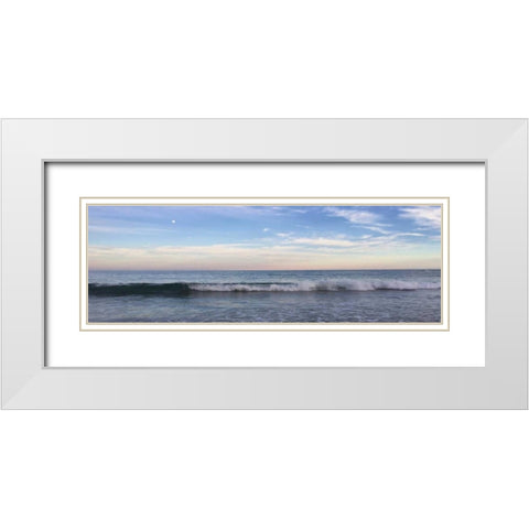 Salty Splash 1 White Modern Wood Framed Art Print with Double Matting by Prime, Marcus