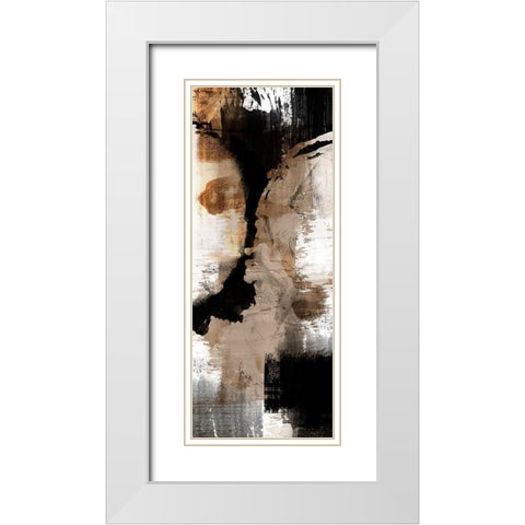 Distressed Road 1 White Modern Wood Framed Art Print with Double Matting by Prime, Marcus