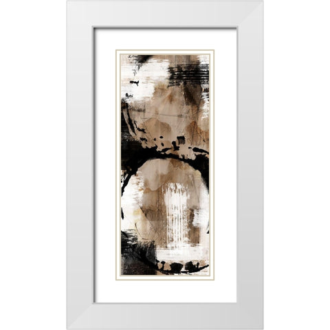 Distressed Road 2 White Modern Wood Framed Art Print with Double Matting by Prime, Marcus