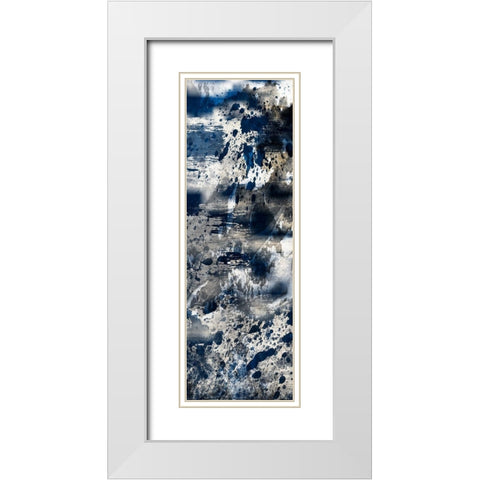 Quaint Indigo 1 White Modern Wood Framed Art Print with Double Matting by Prime, Marcus
