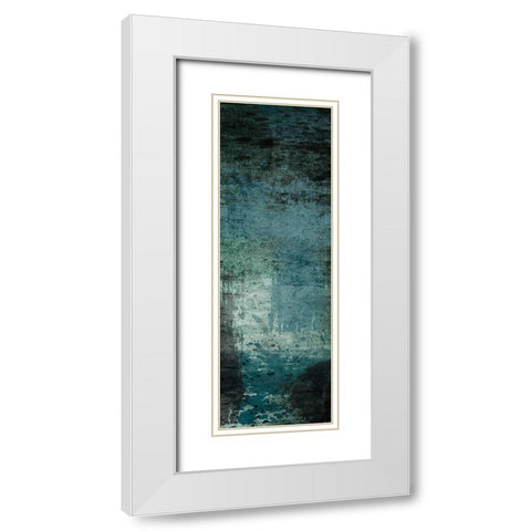 Emerald Desire 1 White Modern Wood Framed Art Print with Double Matting by Prime, Marcus