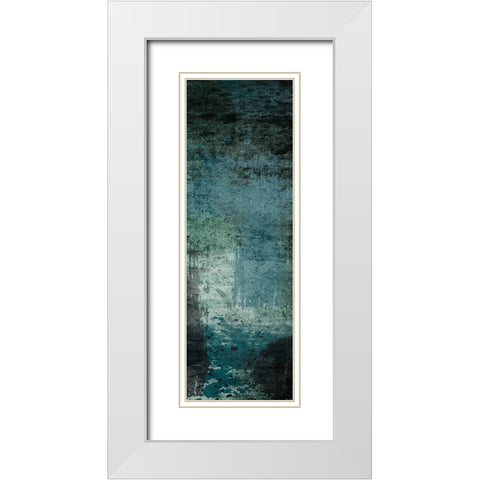 Emerald Desire 1 White Modern Wood Framed Art Print with Double Matting by Prime, Marcus