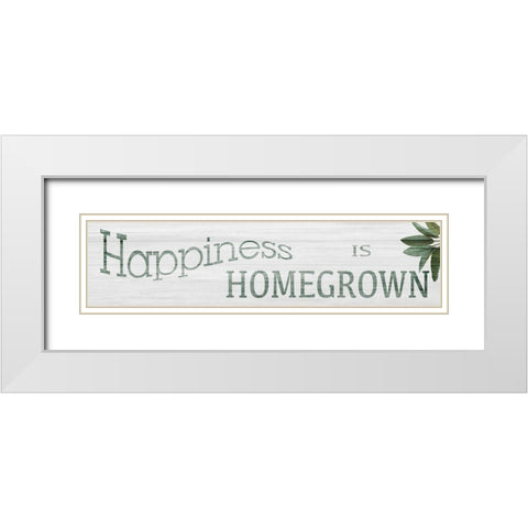 Homegrown 2 White Modern Wood Framed Art Print with Double Matting by Prime, Marcus