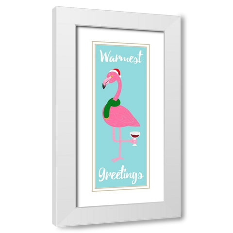 Warmest Greetings 1 White Modern Wood Framed Art Print with Double Matting by Prime, Marcus