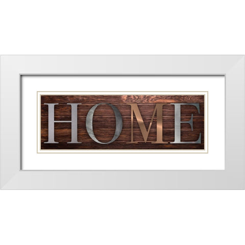 Natural Home 1 White Modern Wood Framed Art Print with Double Matting by Prime, Marcus