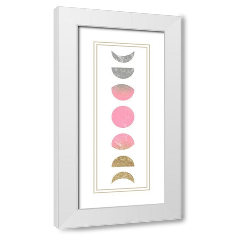 Eloquent Phase White Modern Wood Framed Art Print with Double Matting by Prime, Marcus