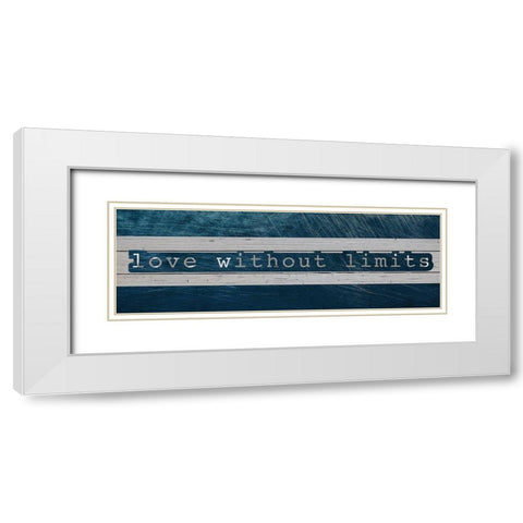 Without Limits White Modern Wood Framed Art Print with Double Matting by Prime, Marcus
