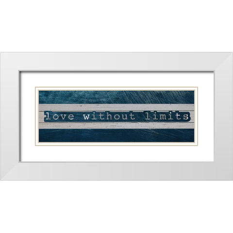 Without Limits White Modern Wood Framed Art Print with Double Matting by Prime, Marcus